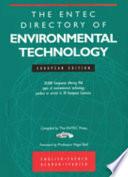 Entec Directory Of Environmental Technology European Edition