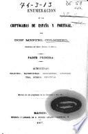 Enumeración de las criptógamas de España y Portugal