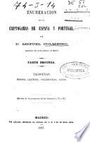 Enumeración de las criptógamas de España y Portugal