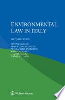Environmental Law in Italy