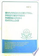 Environmental Protection Research Catalog: Indexes