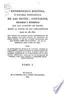 Epidemiología española