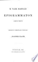 Epigrammaton, Librum primum