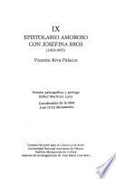 Epistolario amoroso con Josefina Bros
