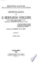 Epistolario de d. Bernardo O'Higgins