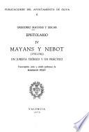 Epistolario: Mayáns y Nebot