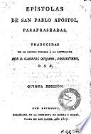 Epístolas de San Pablo apóstol