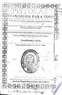 Epistolas y euangelios para todo el año