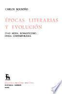 Épocas literarias y evolución