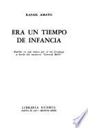 Era un tiempo de infancia
