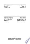 Erdi aroko mendebaldeko aurpegi juduak