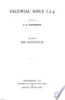 Escorial Bible I. j. 4: The Pentateuch