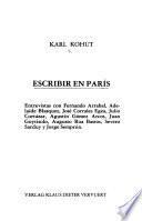 Escribir en Paris