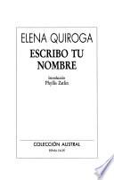 Escribo tu nombre