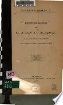 Escrito de defensa de D. Juan D. Burnet en la causa seguida por homicidio ante el juzgado en lo criminal á cargo del doctor G. Lecot