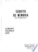 Escrito de memoria