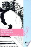Escritoras bolivianas de hoy
