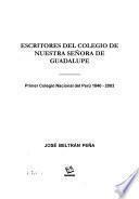 Escritores del colegio de Nuestra Señora de Guadalupe