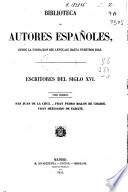 Escritores del siglo XVI