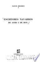 Escritores navarros de ayer y de hoy