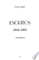 Escritos, 1932-1984