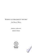 Escritos autobiográficos menores
