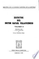 Escritos del doctor Rafael Villavicencio