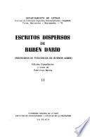 Escritos dispersos de Rubén Darío