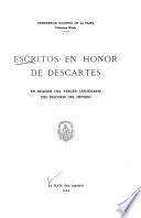 Escritos en honor de Descartes