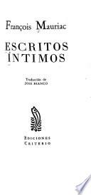 Escritos intimos