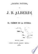 Escritos póstumos de J. B. Alberdi
