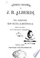 Escritos póstumos de J. B. Alberdi