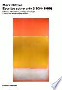 Escritos sobre arte (1934-1969)