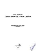Escritos sobre arte, cultura y política