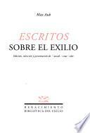 Escritos sobre el exilio