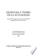 Escritura y teoría en la actualidad