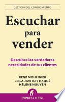 Escuchar para vender