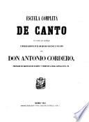 Escuela completa de canto