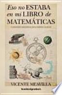Eso no estaba en mi libro de matemáticas