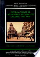 España a través de los informes diplomáticos chilenos, 1929-1939