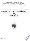 España, anuario estadístico