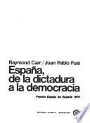 España, de la dictadura a la democracia