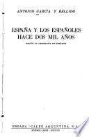 España y los españoles hace dos mil años según la geografía de Strabon