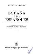 Espana y los españoles