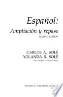 Español, Ampliación Y Repaso