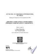 Español como lengua extranjera