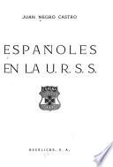 Españoles en la U.R.S.S.