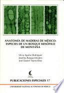 Especies de un bosque mesófilo de montaña