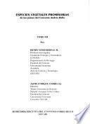 Especies vegetales promisorias de los países del Convenio Andrés Bello