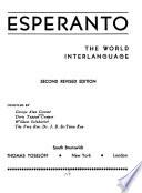 Esperanto, the World Interlanguage
